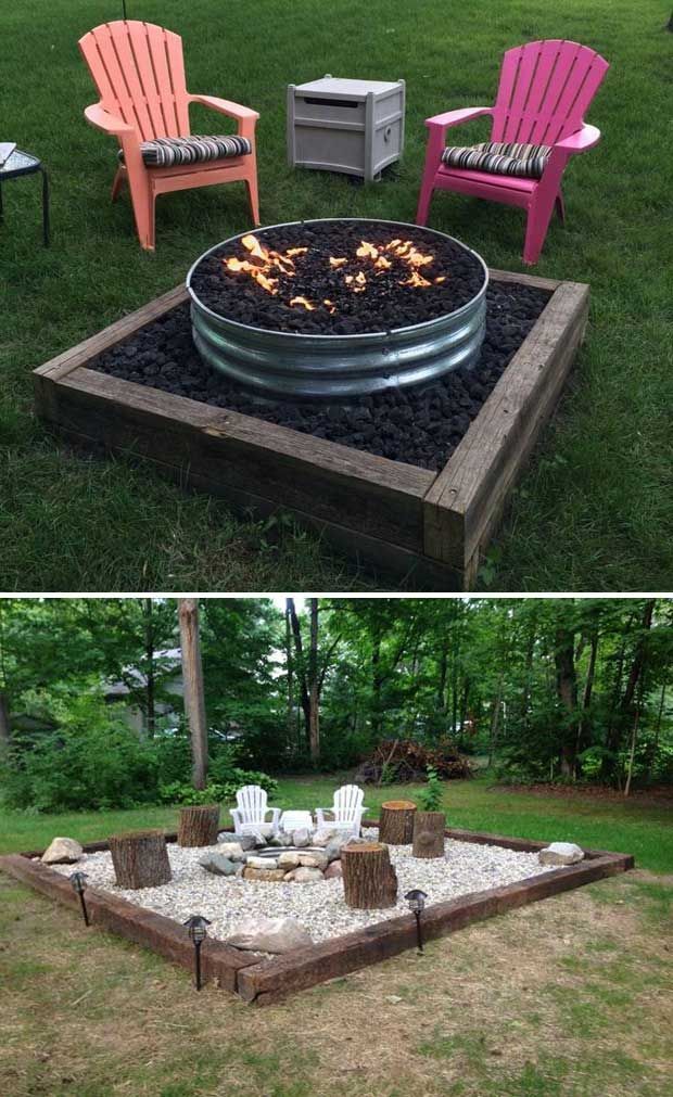 Backyard Outdoor Fire Pit Ideas Diy