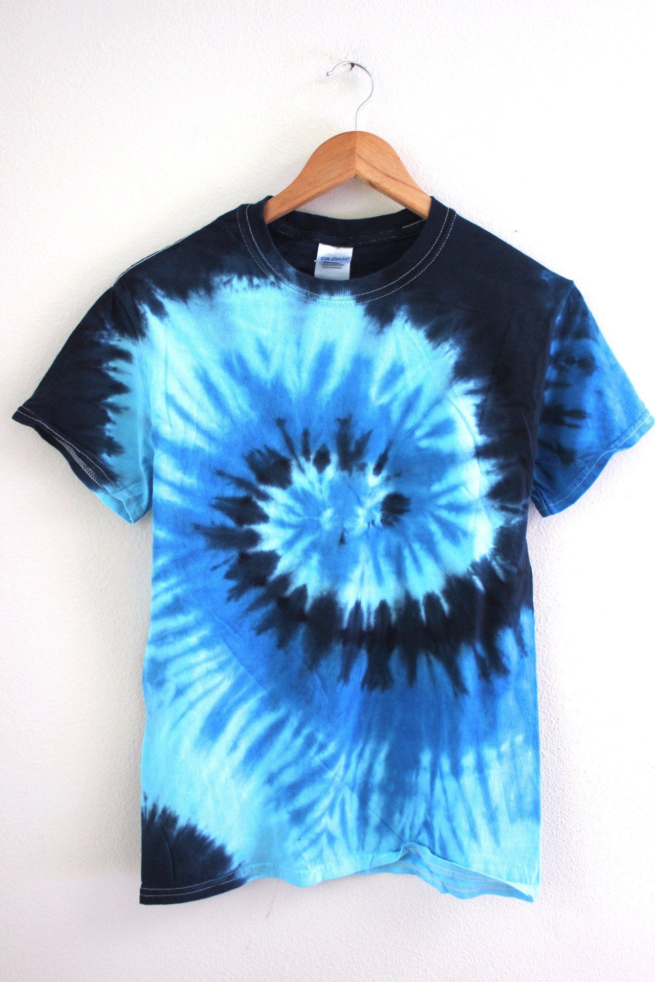 Blue Diy Tie Dye Shirts
