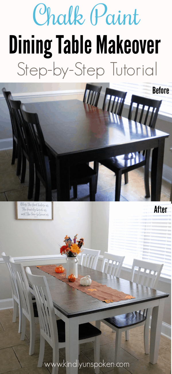 Chalk Paint Diy Dining Table Makeover