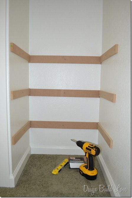 Cheap Diy Closet Shelves