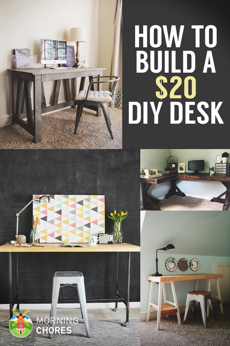 Cheap Diy Desk With Storage