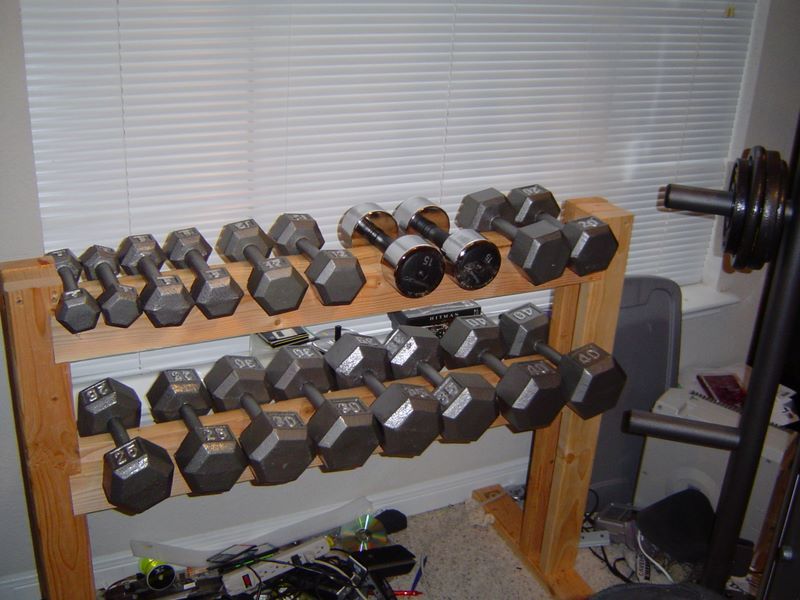 Cheap Diy Dumbbell Rack
