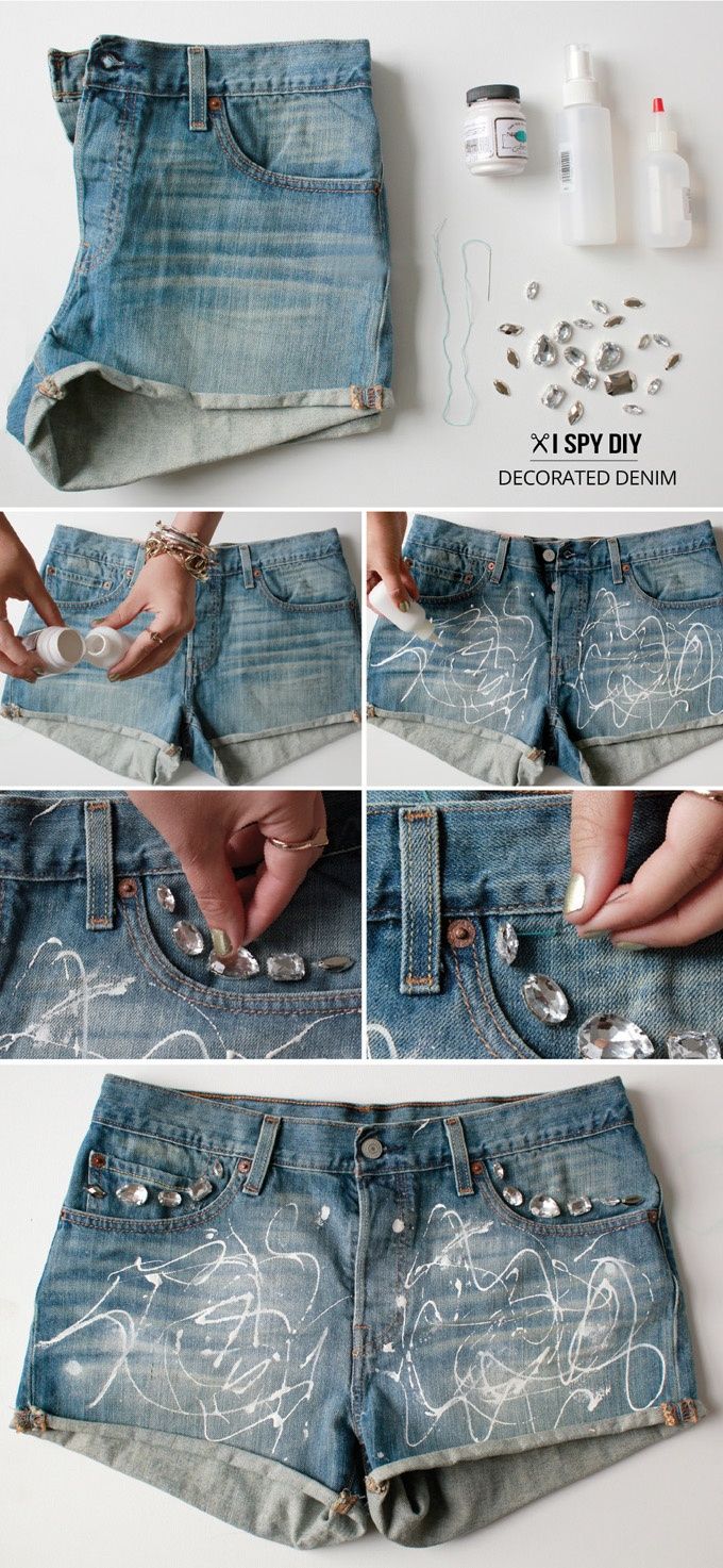 Creative Diy Jean Shorts