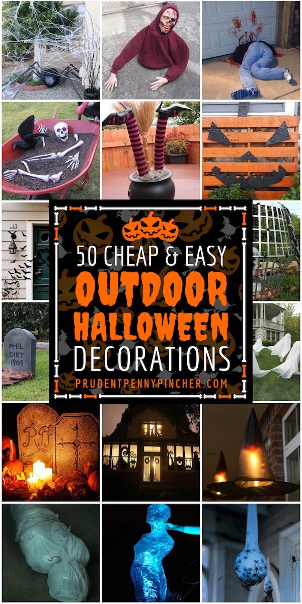 Creative Diy Outdoor Halloween Decorations