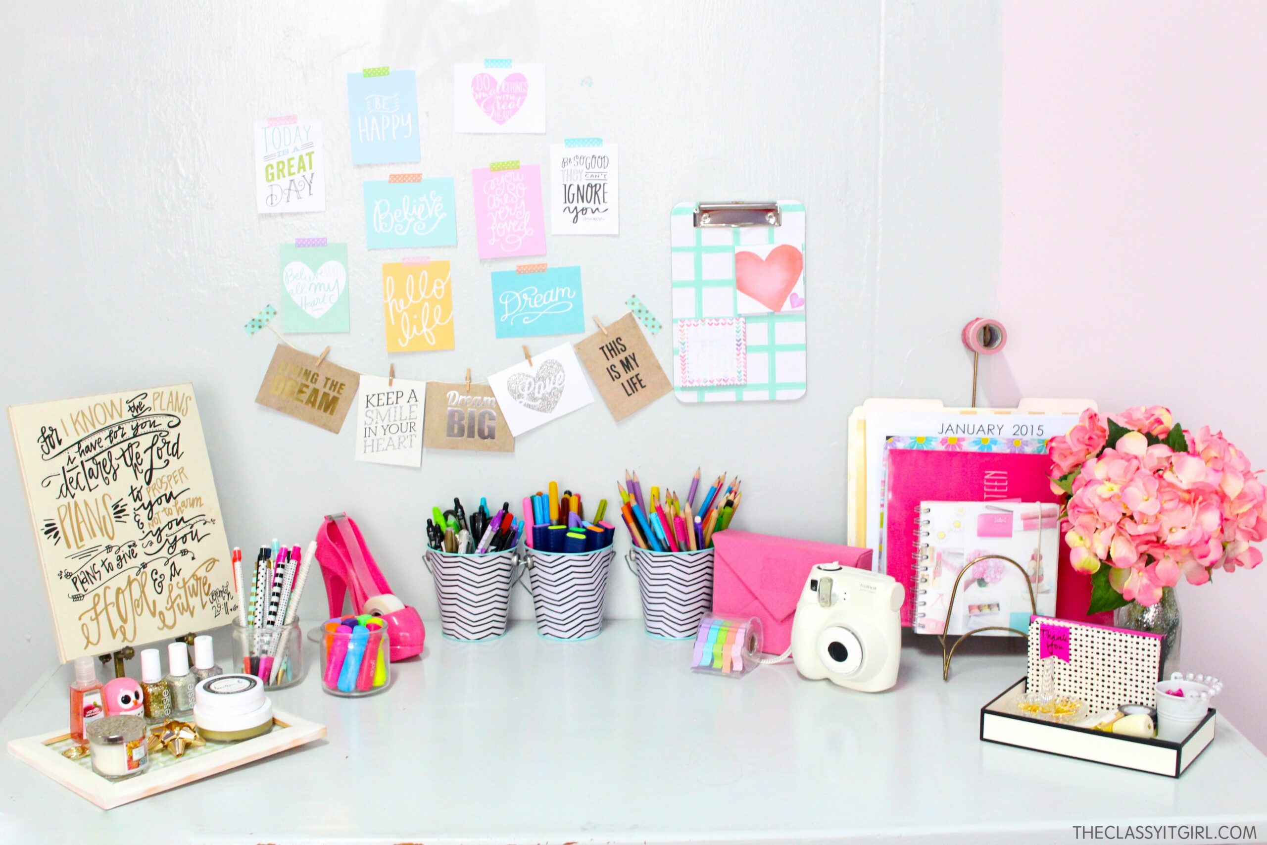 Desk Diy Room Decor And Organization Ideas