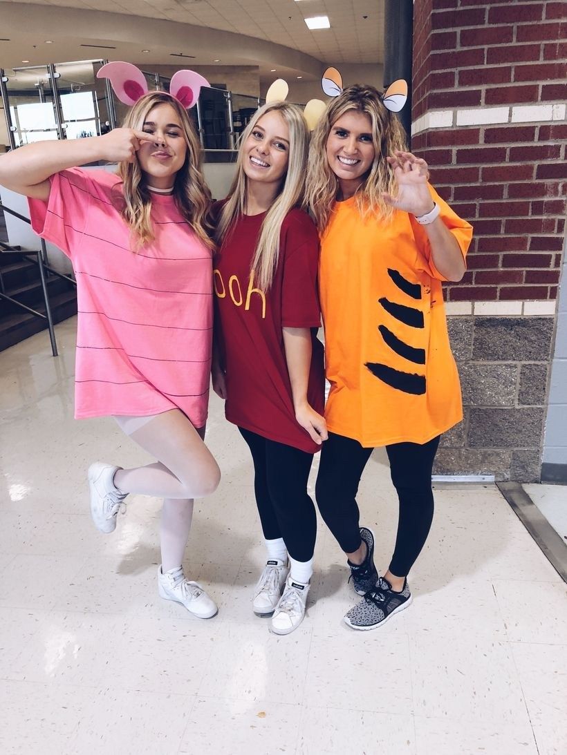 Diy 3 Person Halloween Costumes For Girls