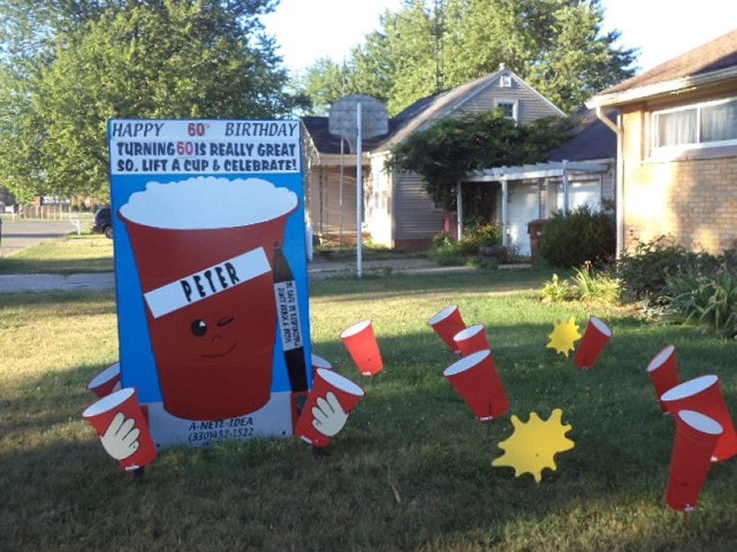 Diy 40th Birthday Yard Signs