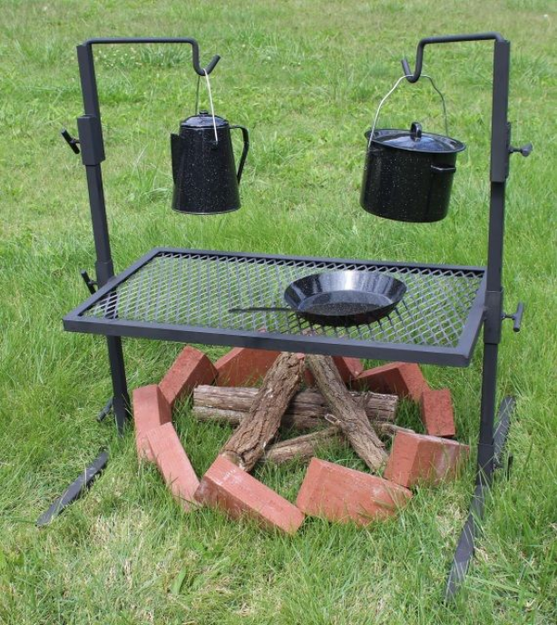 Diy Adjustable Fire Pit Grill Grate