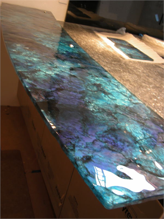Diy Blue Epoxy Countertops