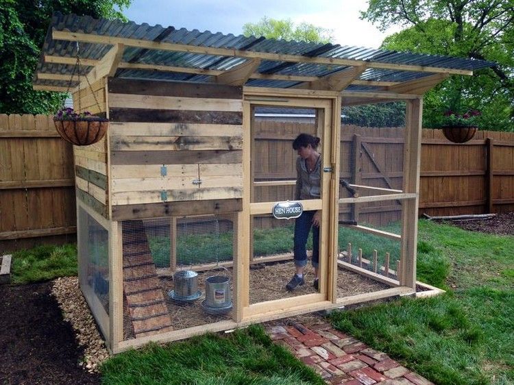 Diy Chicken Coop Made From Pallets