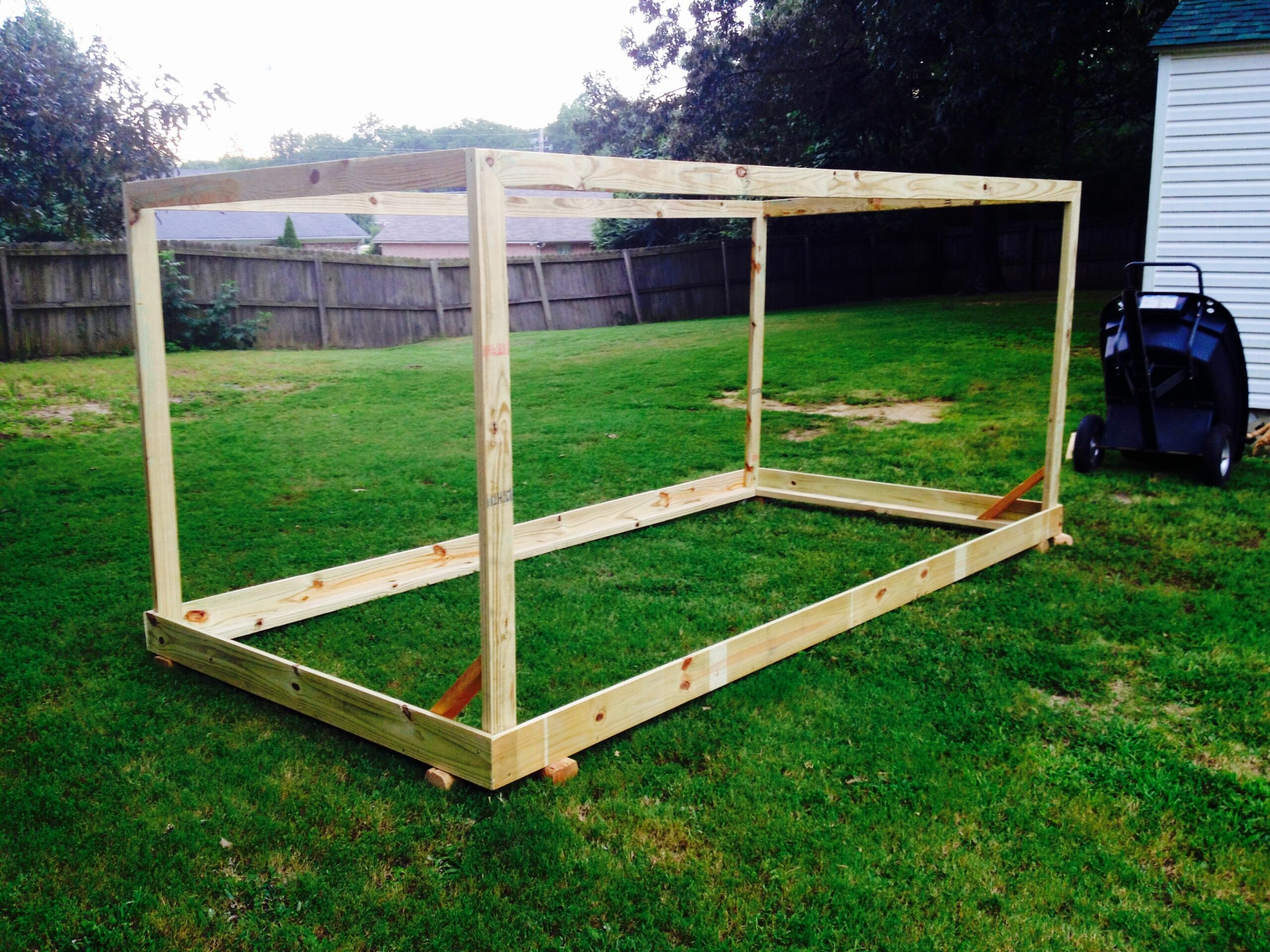 Diy Chicken Coop Run Frame Diy Chicken Coop Run Frame