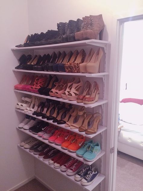 Diy Closet Shelves For Shoes