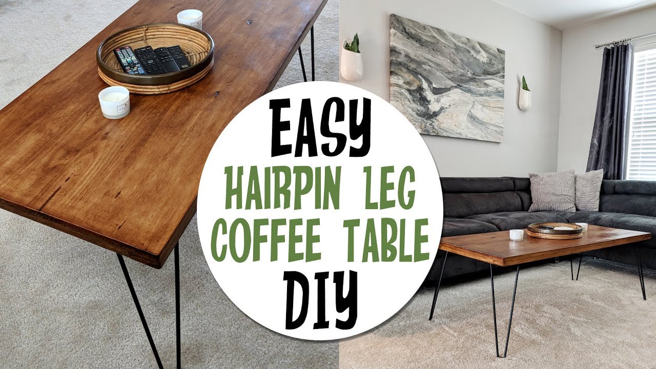 Diy Coffee Table Hairpin Legs