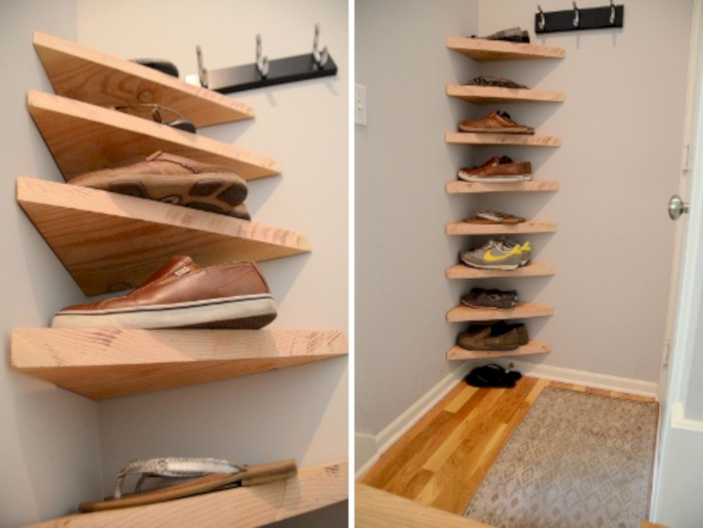 Diy Corner Shoe Rack Ideas