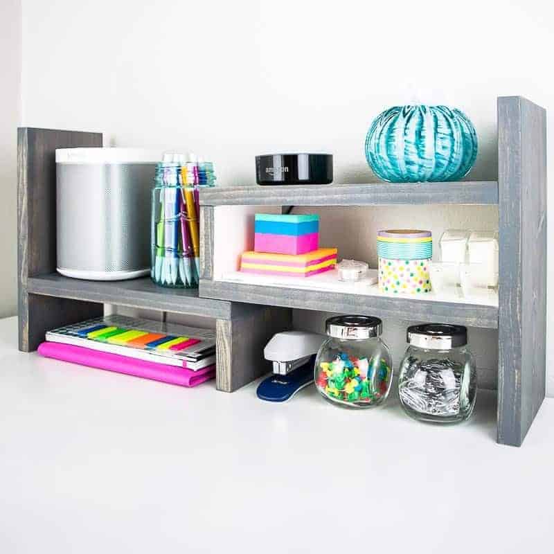 Diy Desk Organizer Shelf