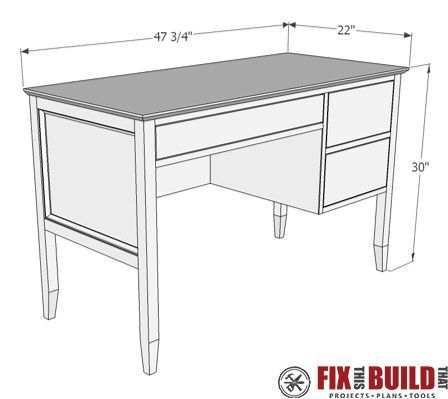 Diy Desk With Drawers