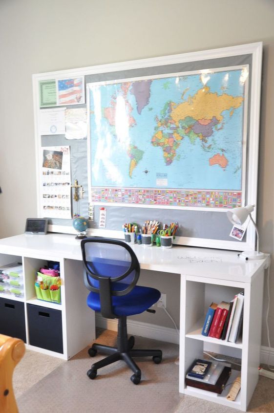 Diy Desk With Storage Cubes