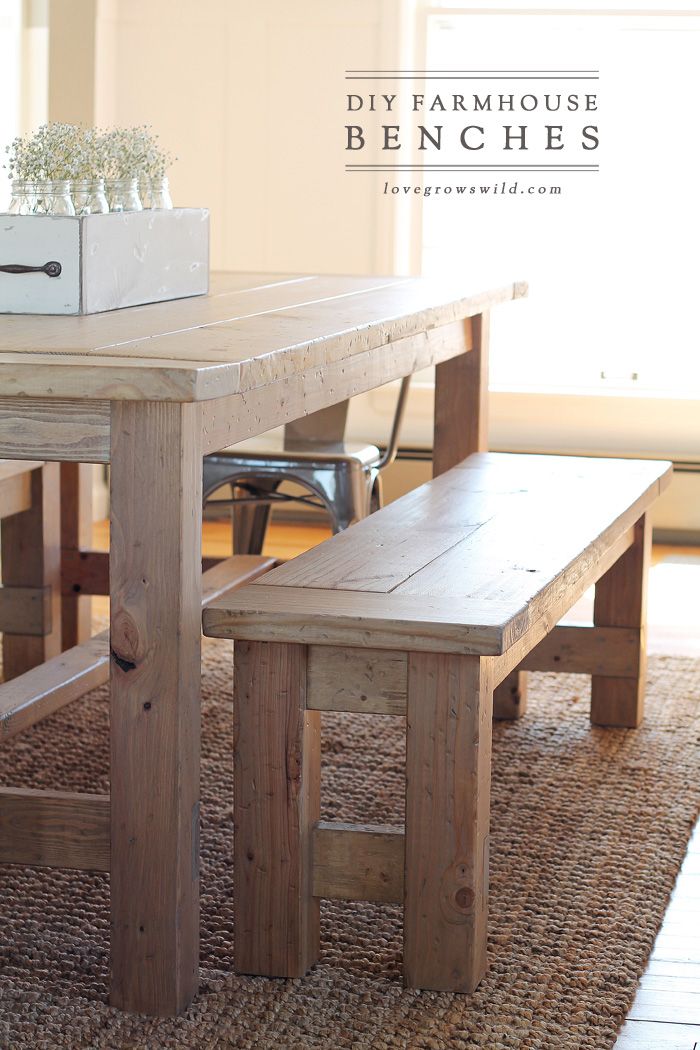 Diy Dining Room Table Bench