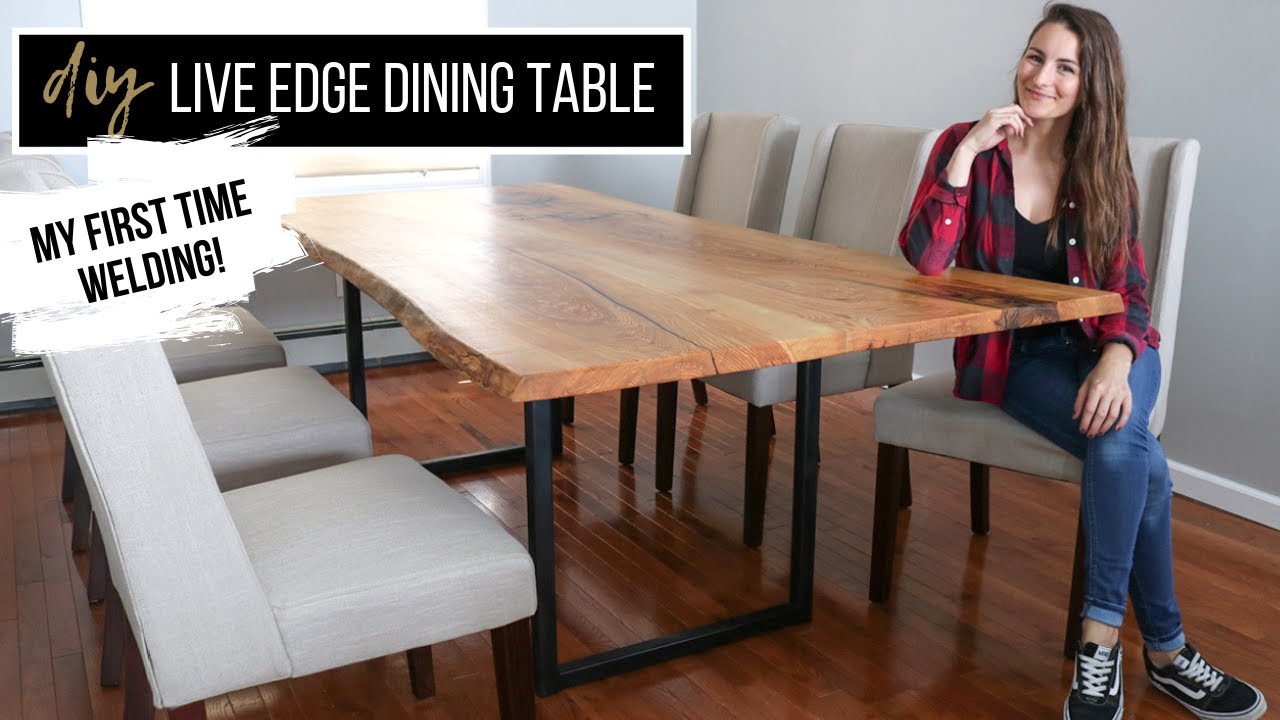 Diy Dining Room Table Metal Legs