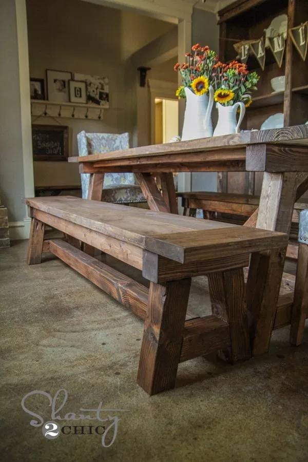 Diy Dining Table Bench Seat