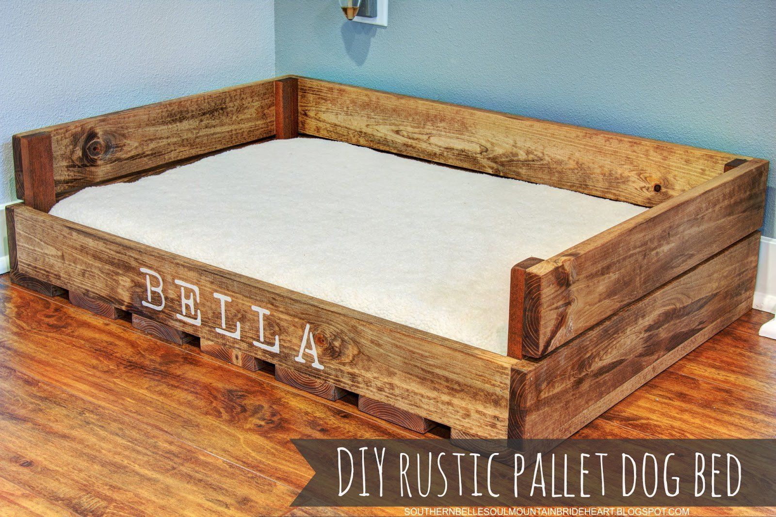 Diy Dog Bed Made From Pallets