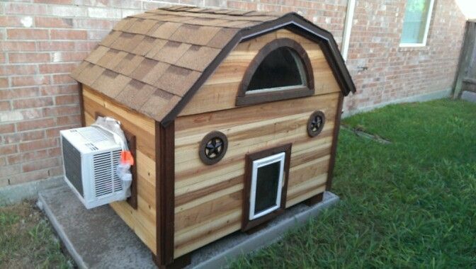 Diy Dog House With Ac