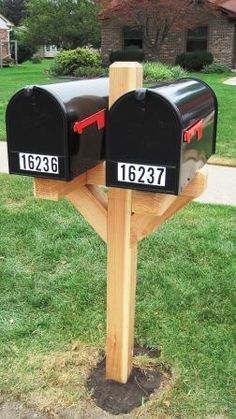 Diy Double Mailbox Post Plans