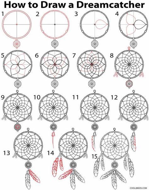 Diy Dream Catcher Step By Step