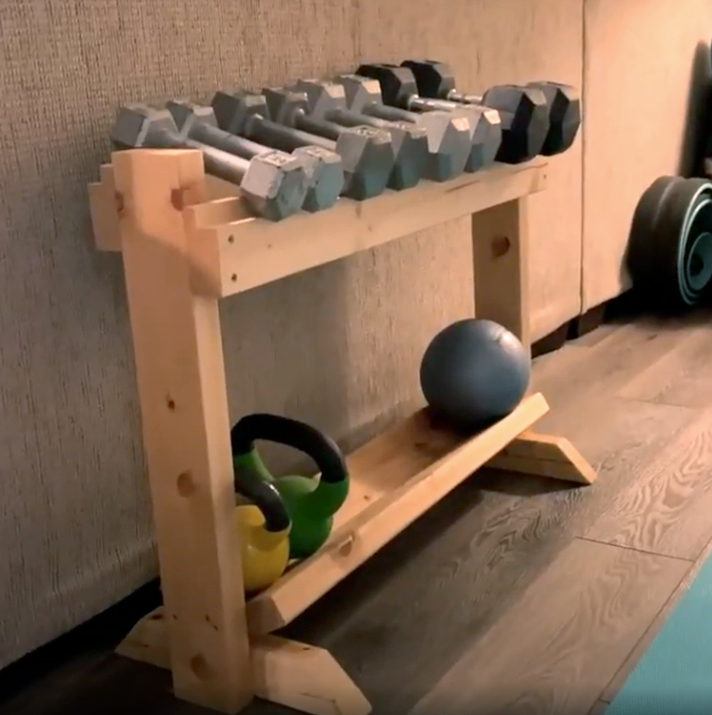 Diy Dumbbell Rack Plans