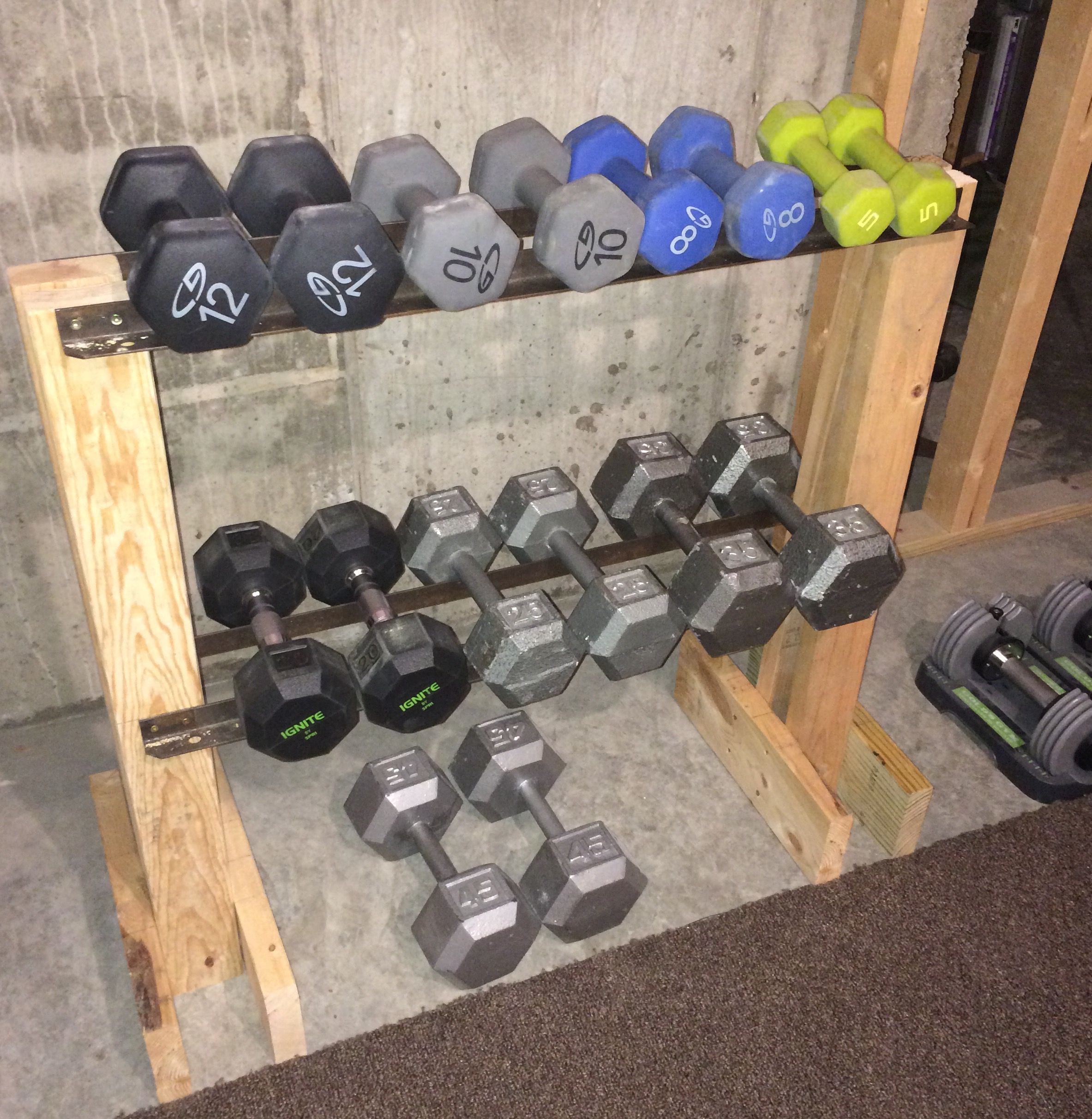 Diy Dumbbell Rack