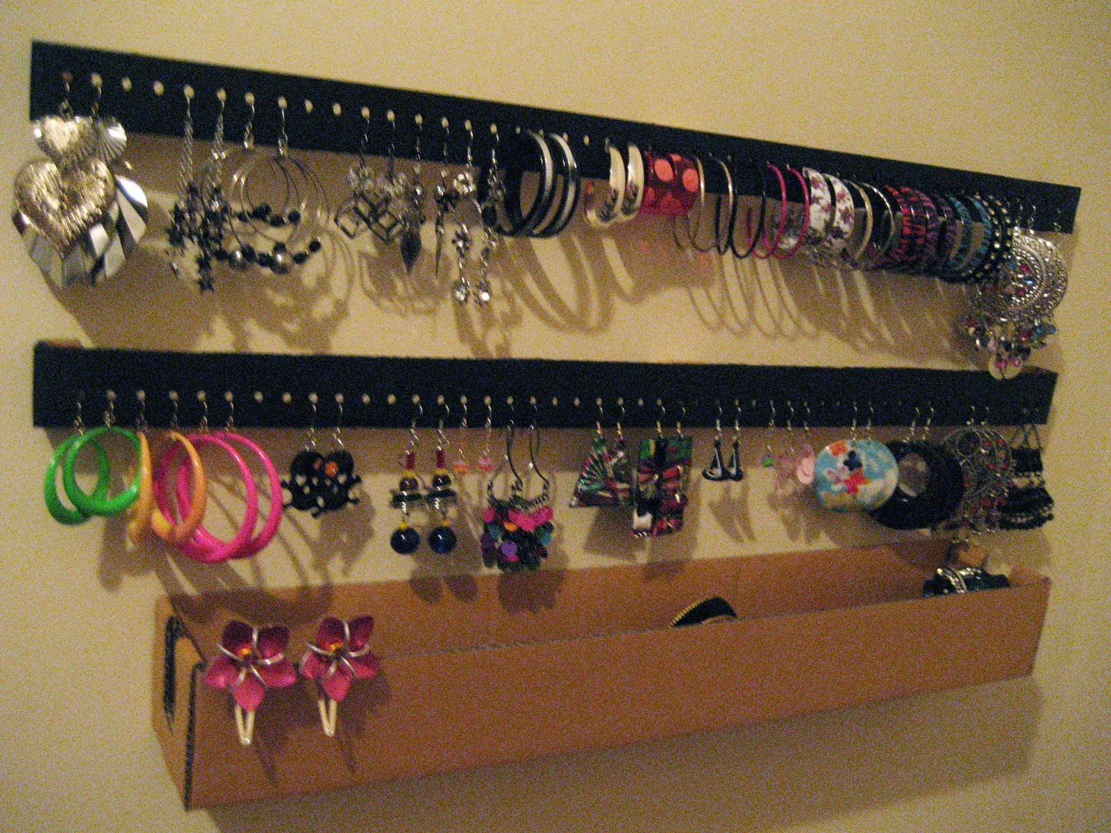 Diy Earring Holder Cardboard