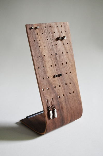 Diy Earring Holder Wood