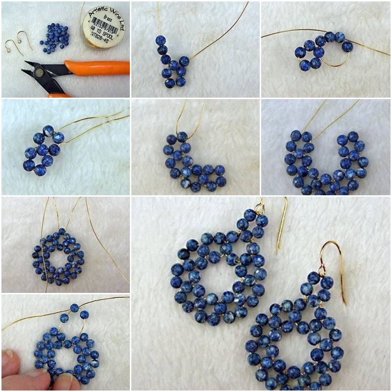 Diy Earrings Step By Step