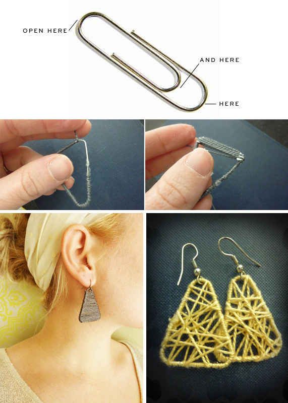 Diy Earrings With String