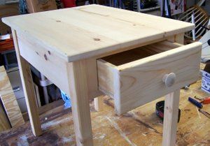 Diy End Table With Drawer