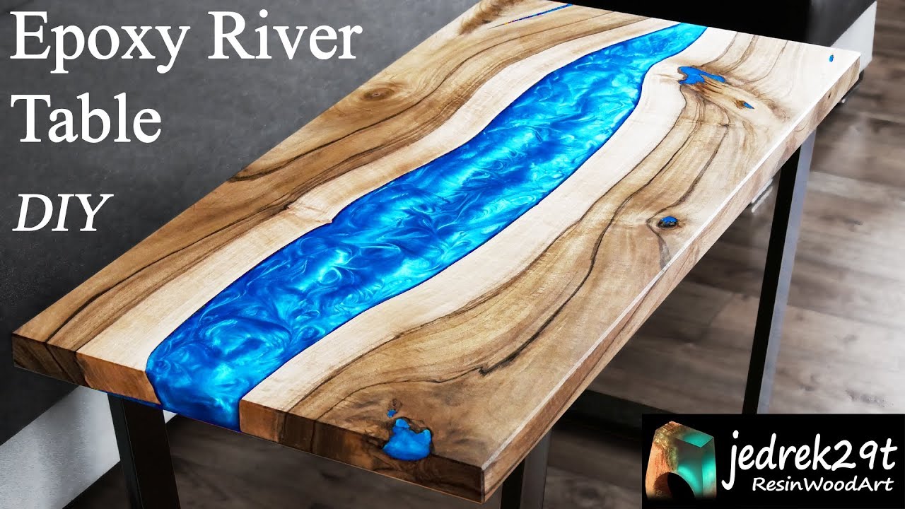 Diy Epoxy Resin River Table