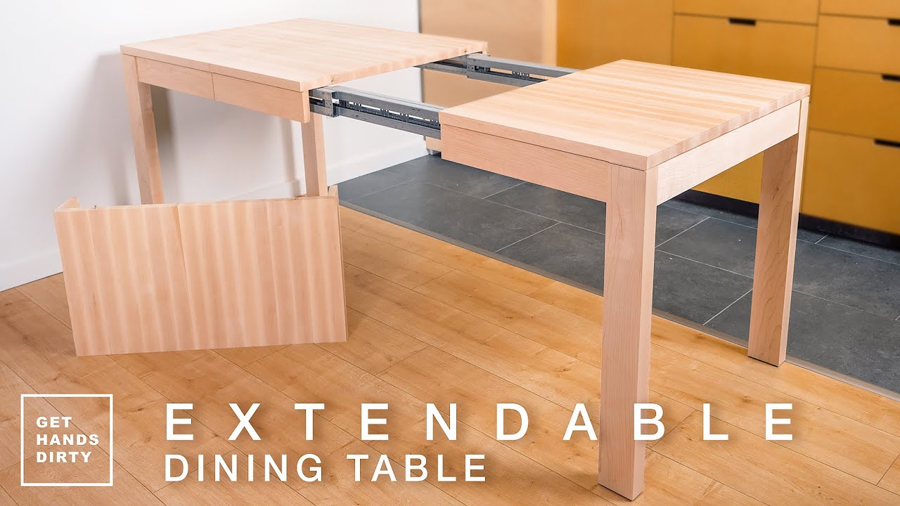 Diy Extendable Dining Table Plans