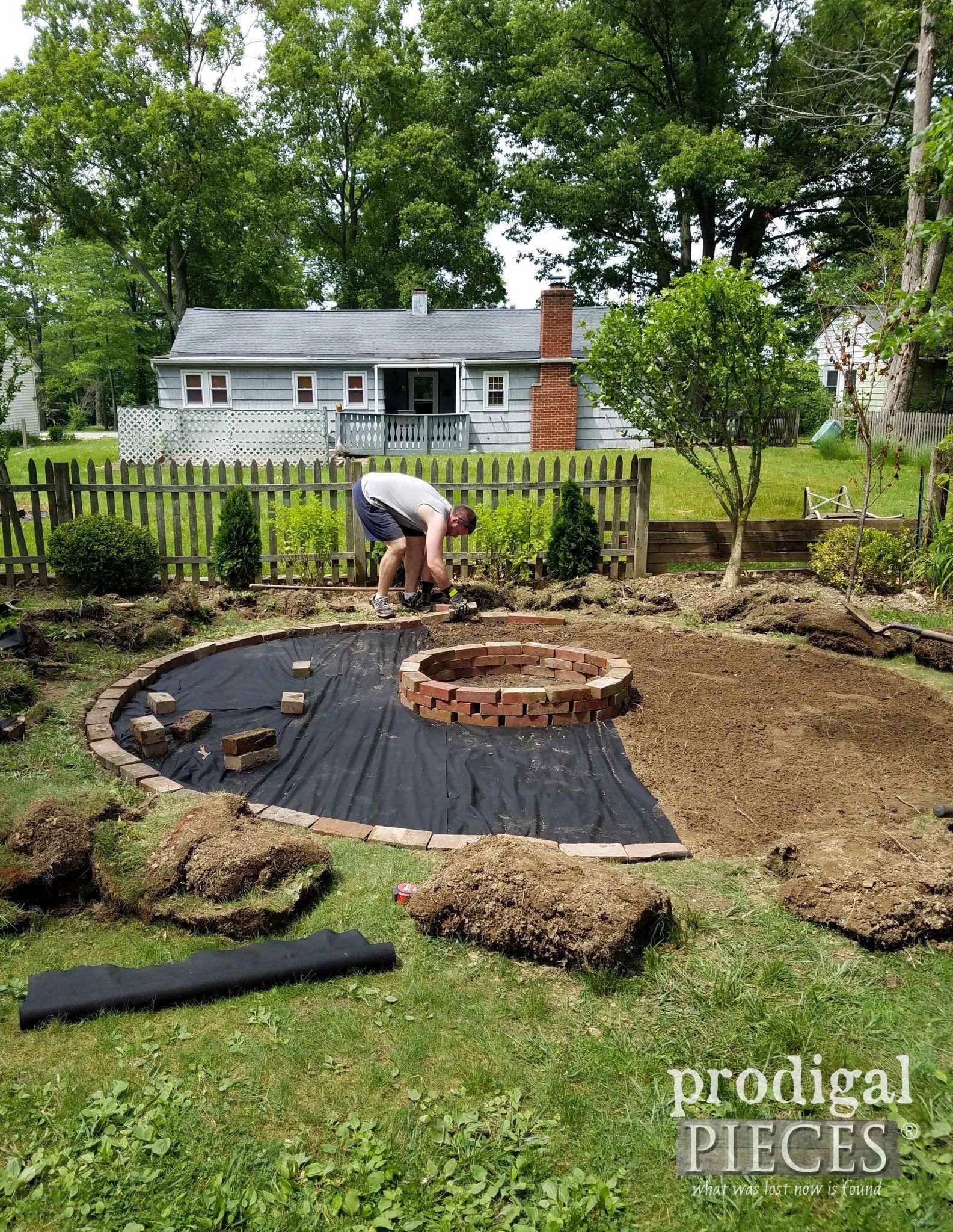 Diy Fire Pit Area On A Budget