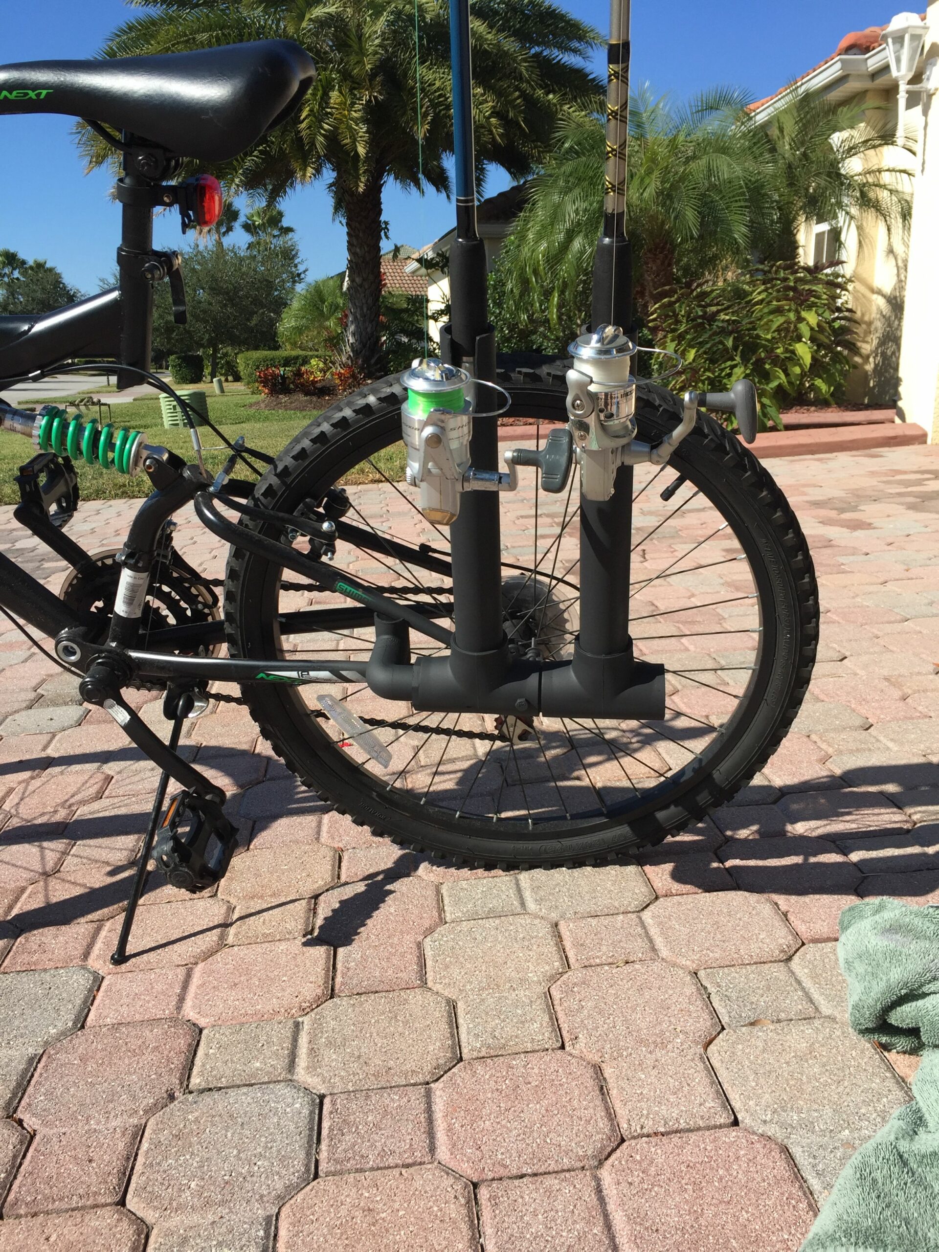 Diy Fishing Rod Holder Bike