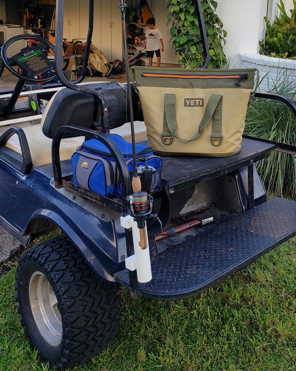 Diy Fishing Rod Holder For Golf Cart