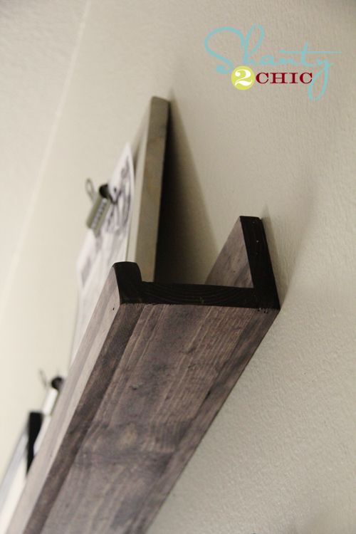 Diy Floating Shelves With Lip