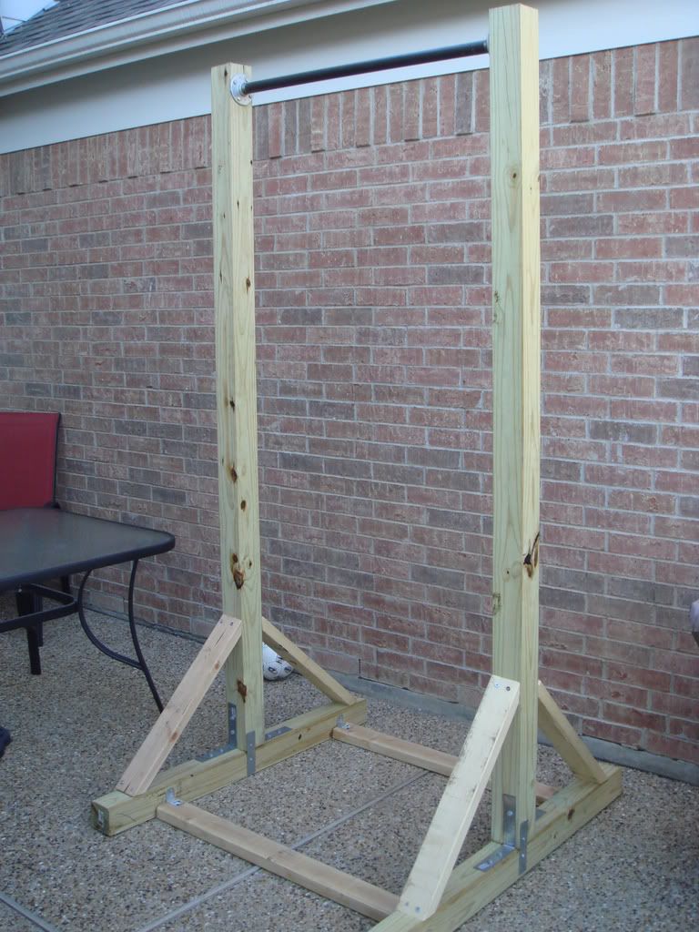 Diy Free Standing Pull Up Bar Wood