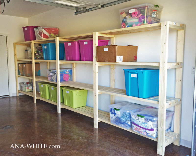 Diy Garage Storage Shelves Plans