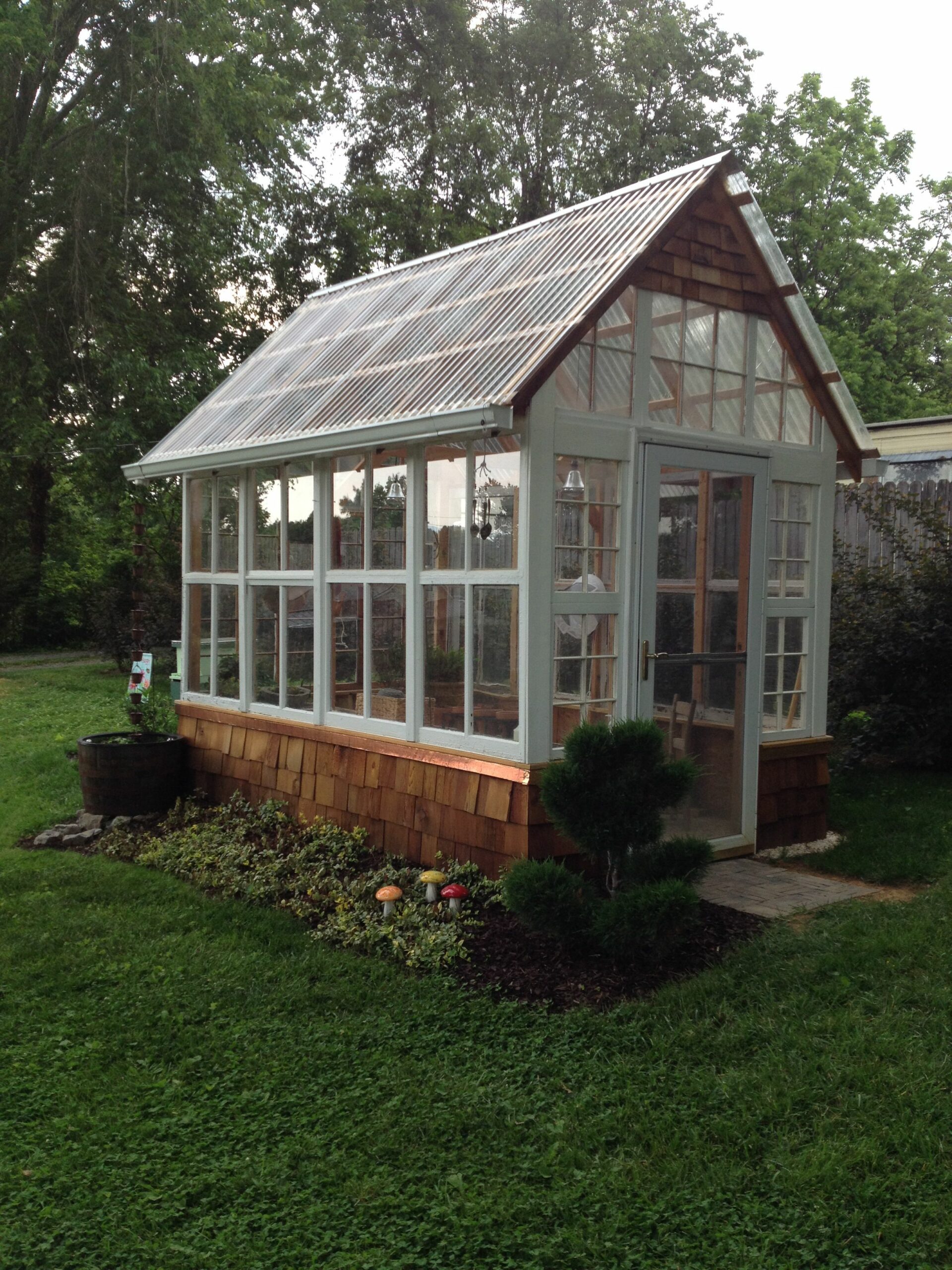 Diy Greenhouse With Old Windows