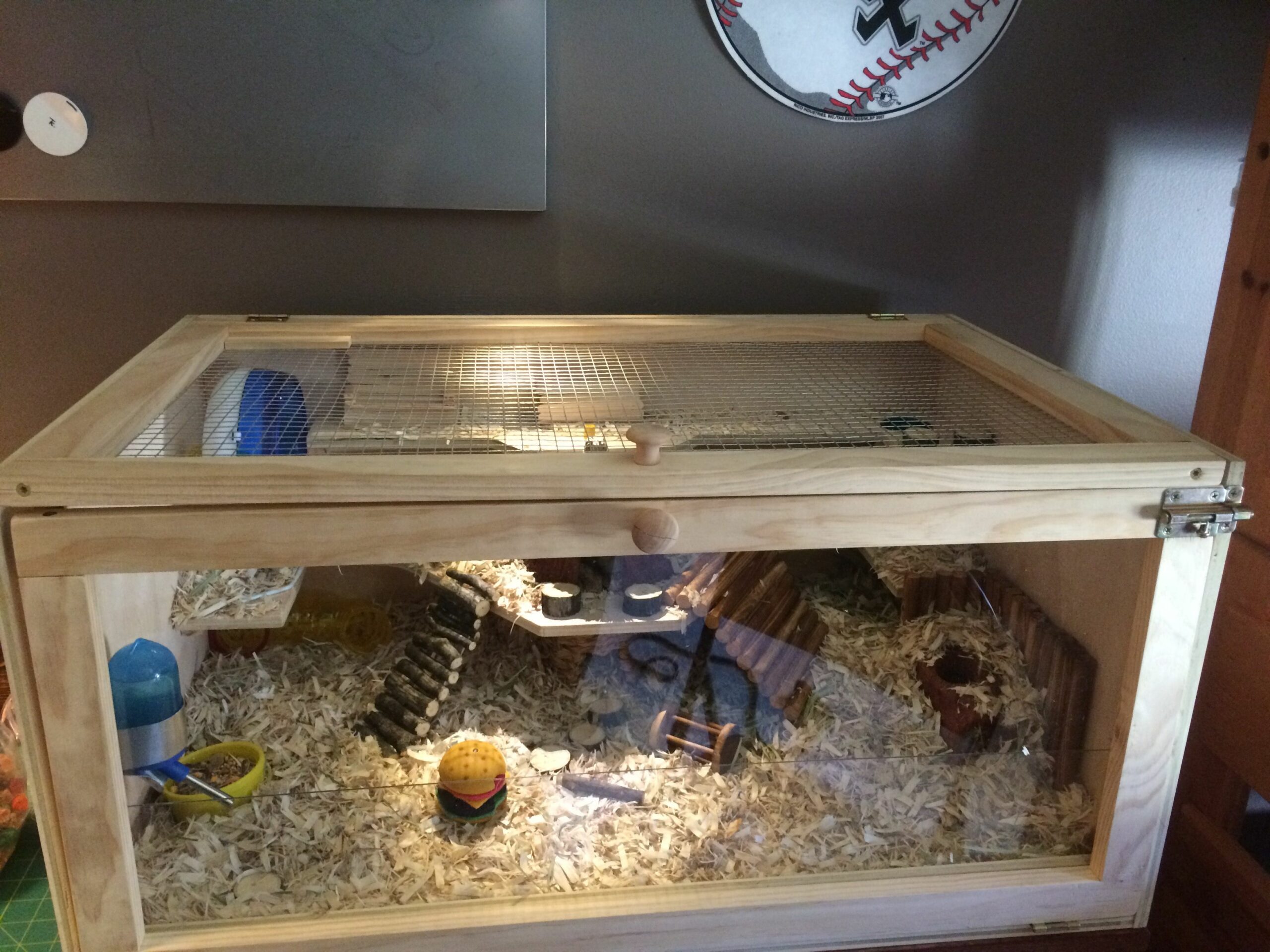 Diy Hamster Cage Out Of Wood