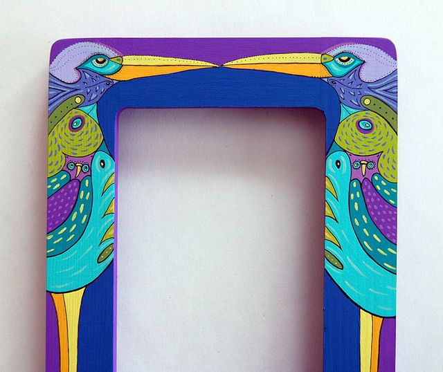 Diy Hand Painted Mirror Frame