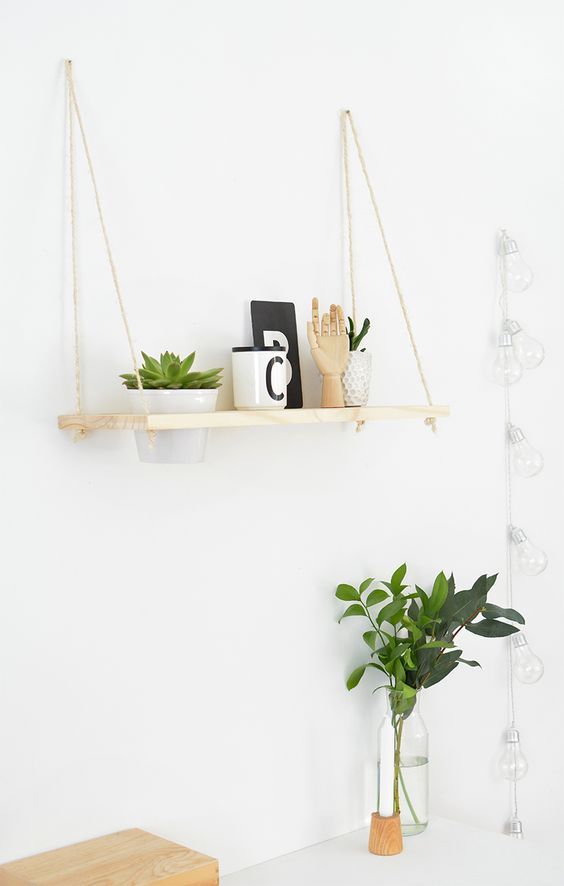 Diy Hanging Shelves For Plants