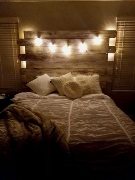 Diy Headboard Ideas With Lights