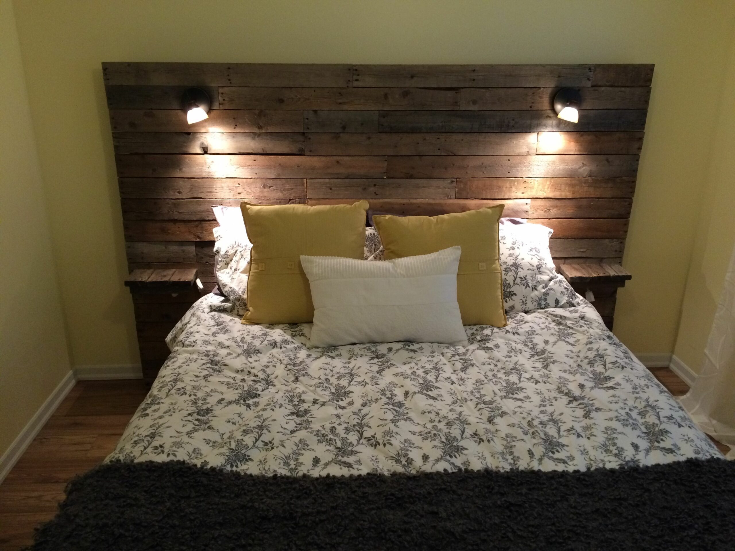 Diy Headboard With Lights Plans