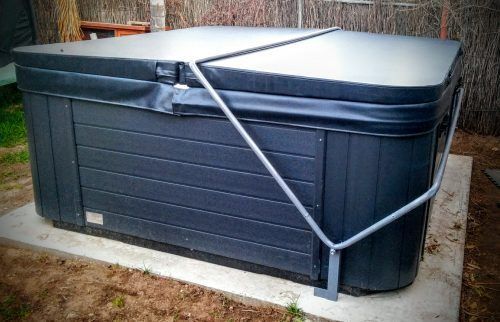 Diy Hot Tub Cover Holder